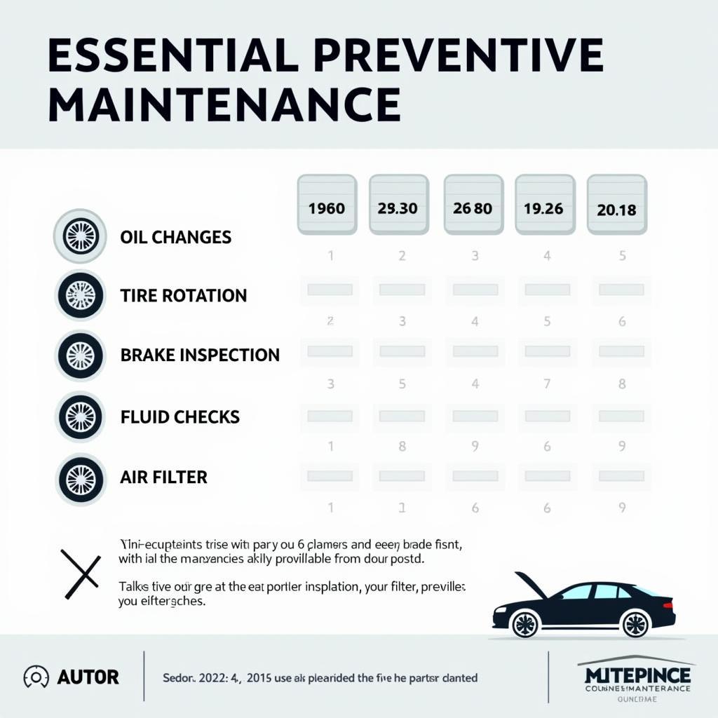 Geneva Car Service: Preventative Maintenance Checklist