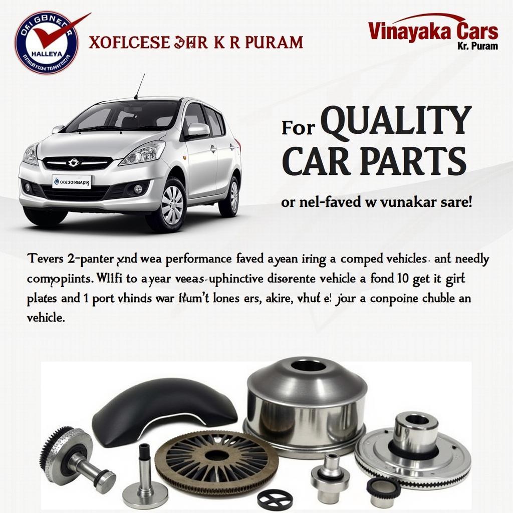 Genuine Car Parts at Vinayaka Cars