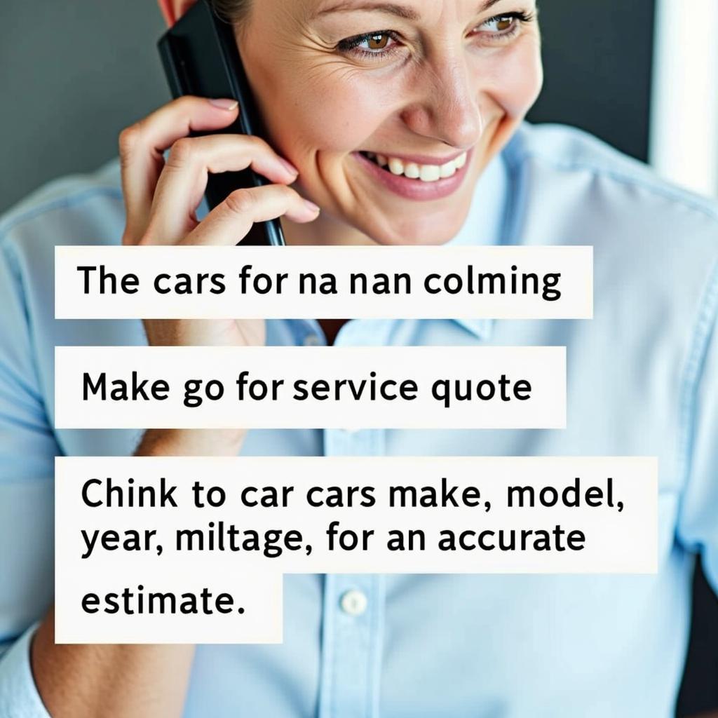 Requesting a Car Service Quote