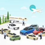 Car rental options at Goa International Airport