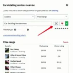 Using Groupon Search Filters for Car Detailing Services Near Me