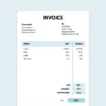 GST Car Service Invoice Example