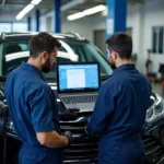 Modern Diagnostic Equipment at a Gurgaon Car Service Center