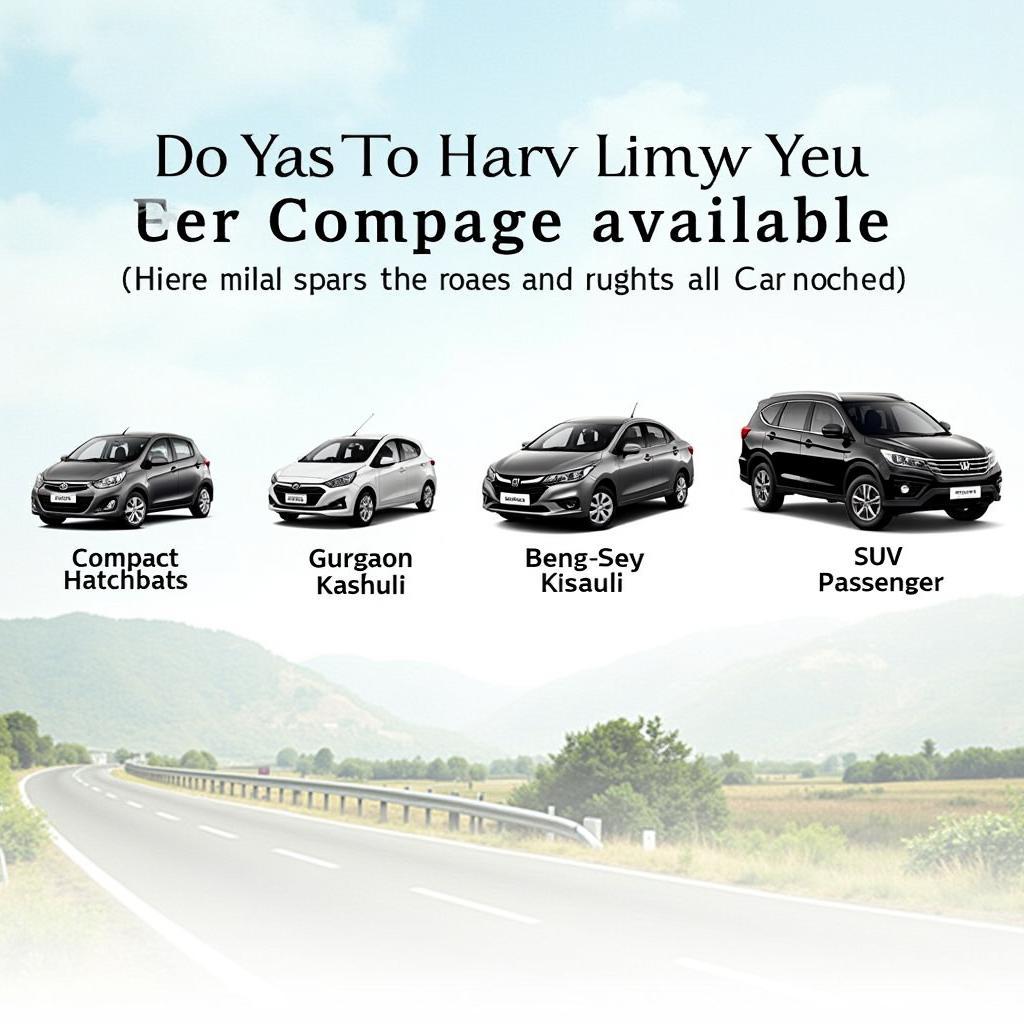 Car Service Options from Gurgaon to Kasauli