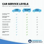 Understanding Different Car Service Levels in Hazlemere