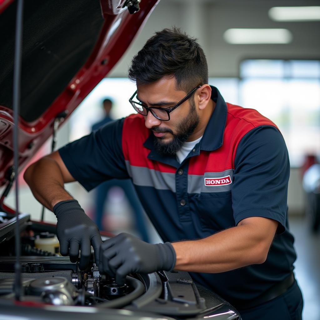 Honda Authorised Service Centre Mechanic in Delhi