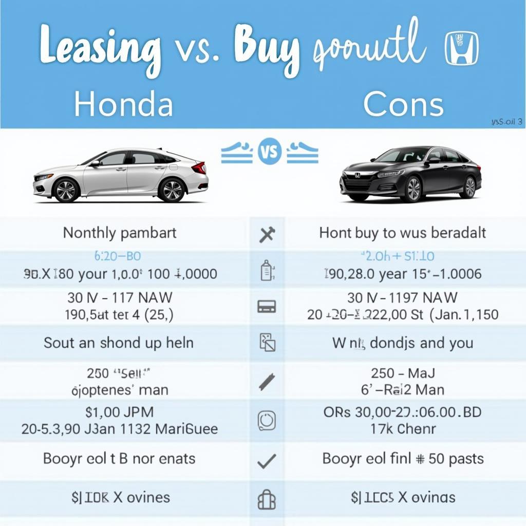 Comparing Honda Car Leasing vs. Buying