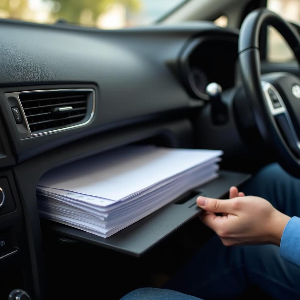 Finding Honda Maintenance Records in Glove Compartment