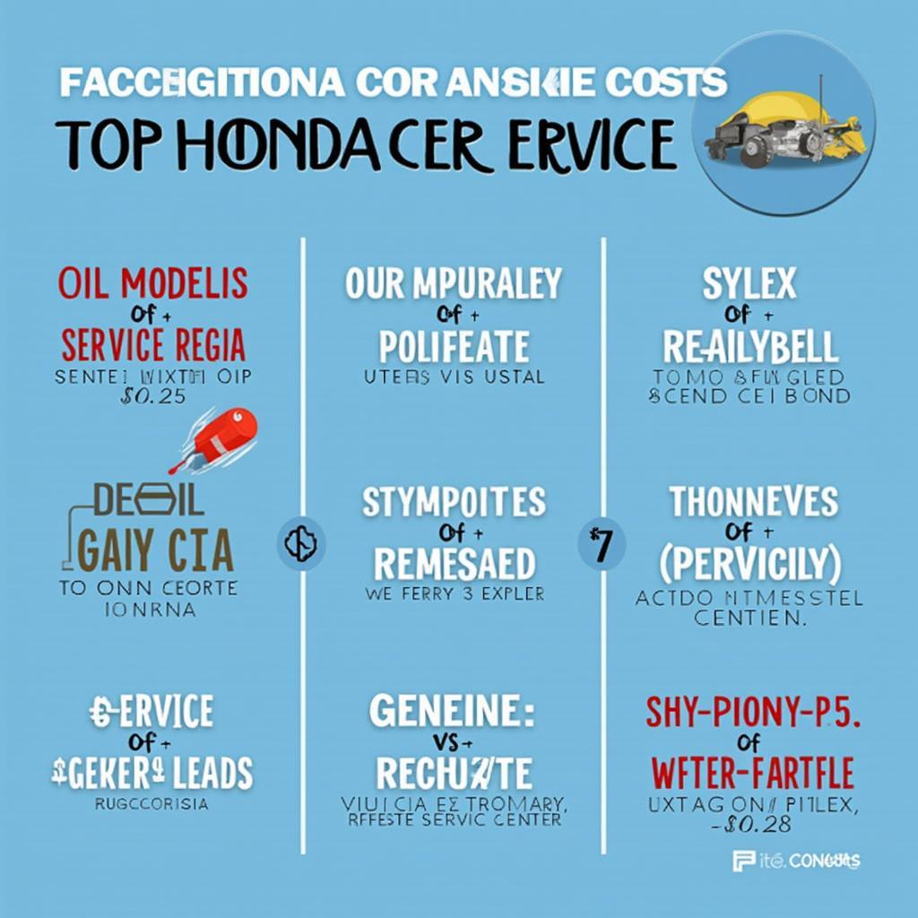 Honda Car Service Cost Factors