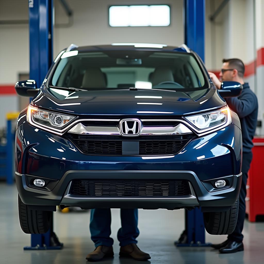 Honda Car Receiving Routine Maintenance