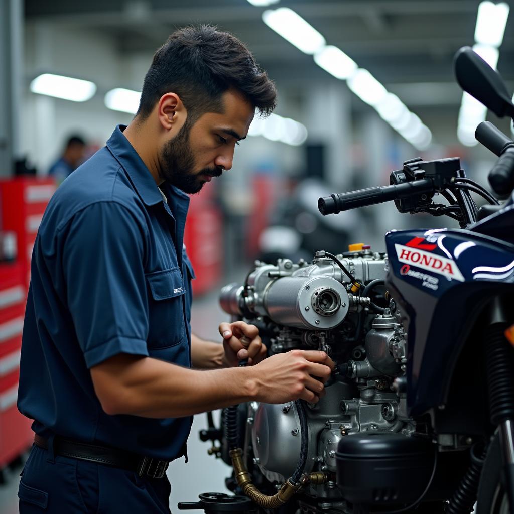 Honda Certified Technician Working in Hyderabad