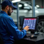 Modern Diagnostic Equipment at a Honda Service Center in Jalandhar