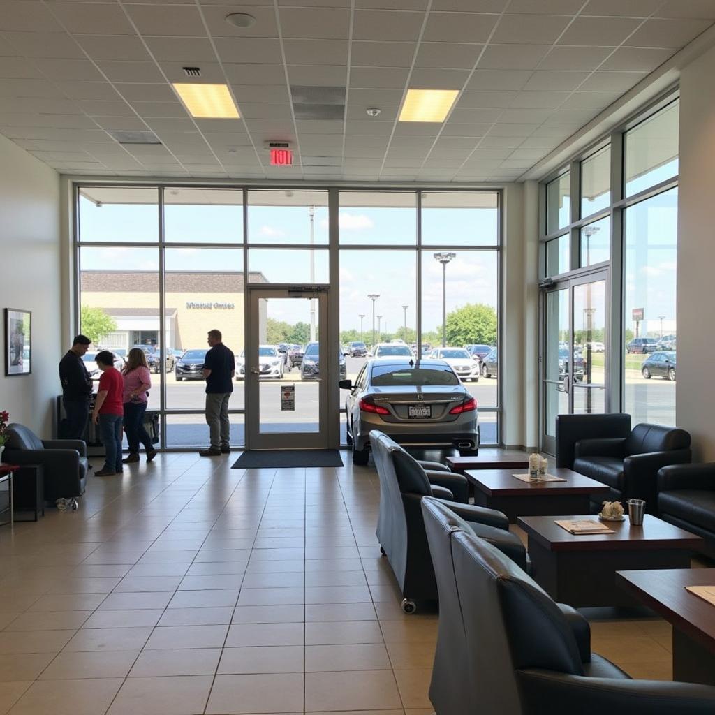 Modern Honda Service Center Interior on Lavelle Road