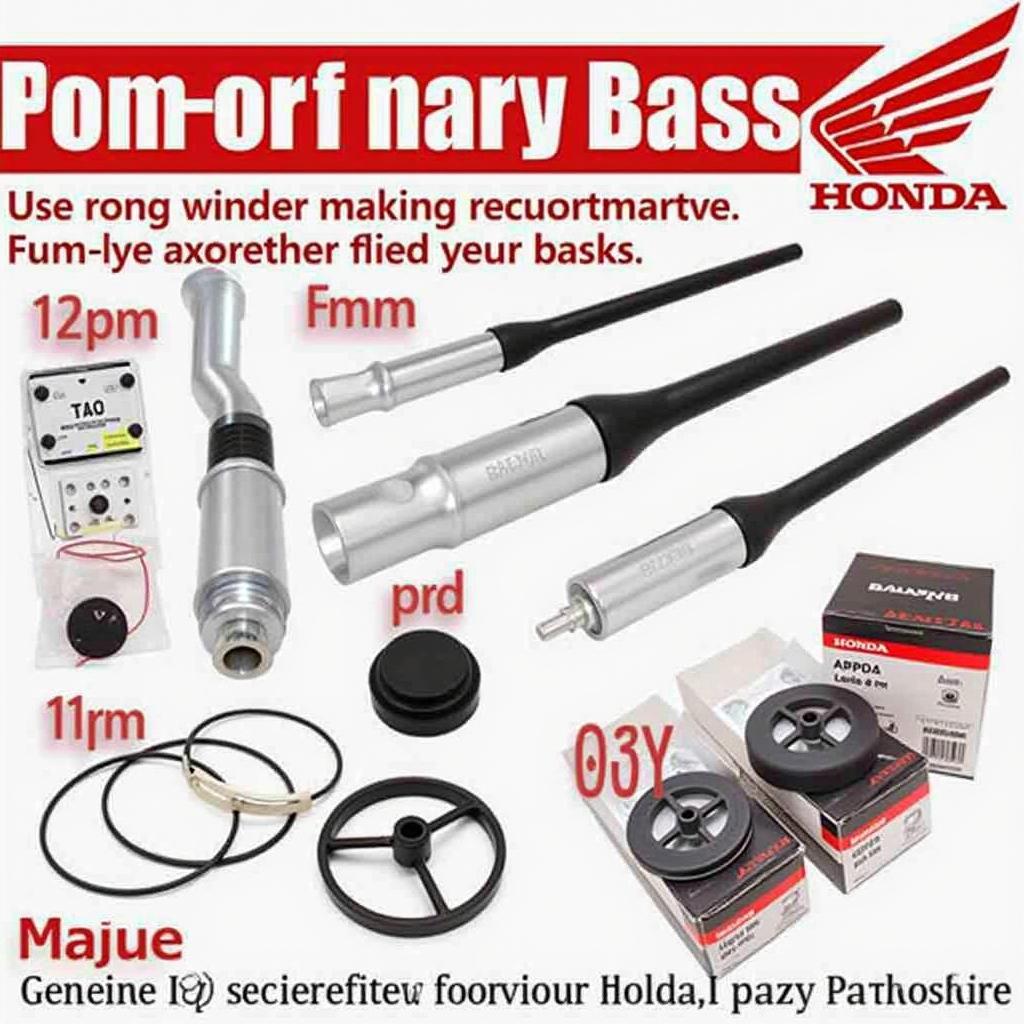 Genuine Honda Parts Display