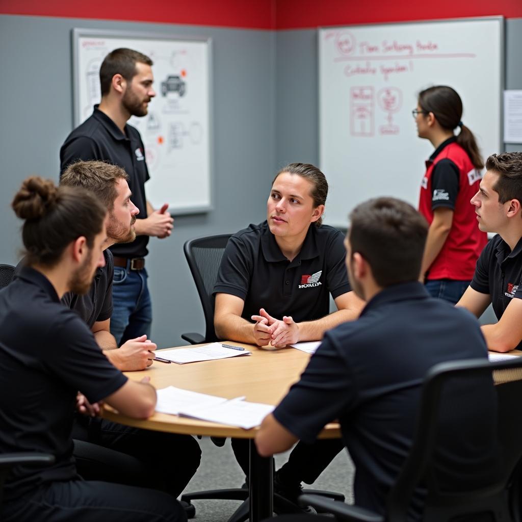 Honda Service Center Team Meeting