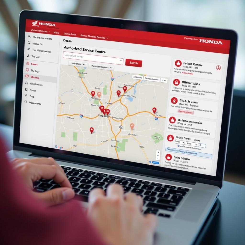 Honda Service Centre Locator