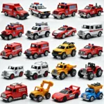 Diverse Collection of Hot Wheels Service Car Toys