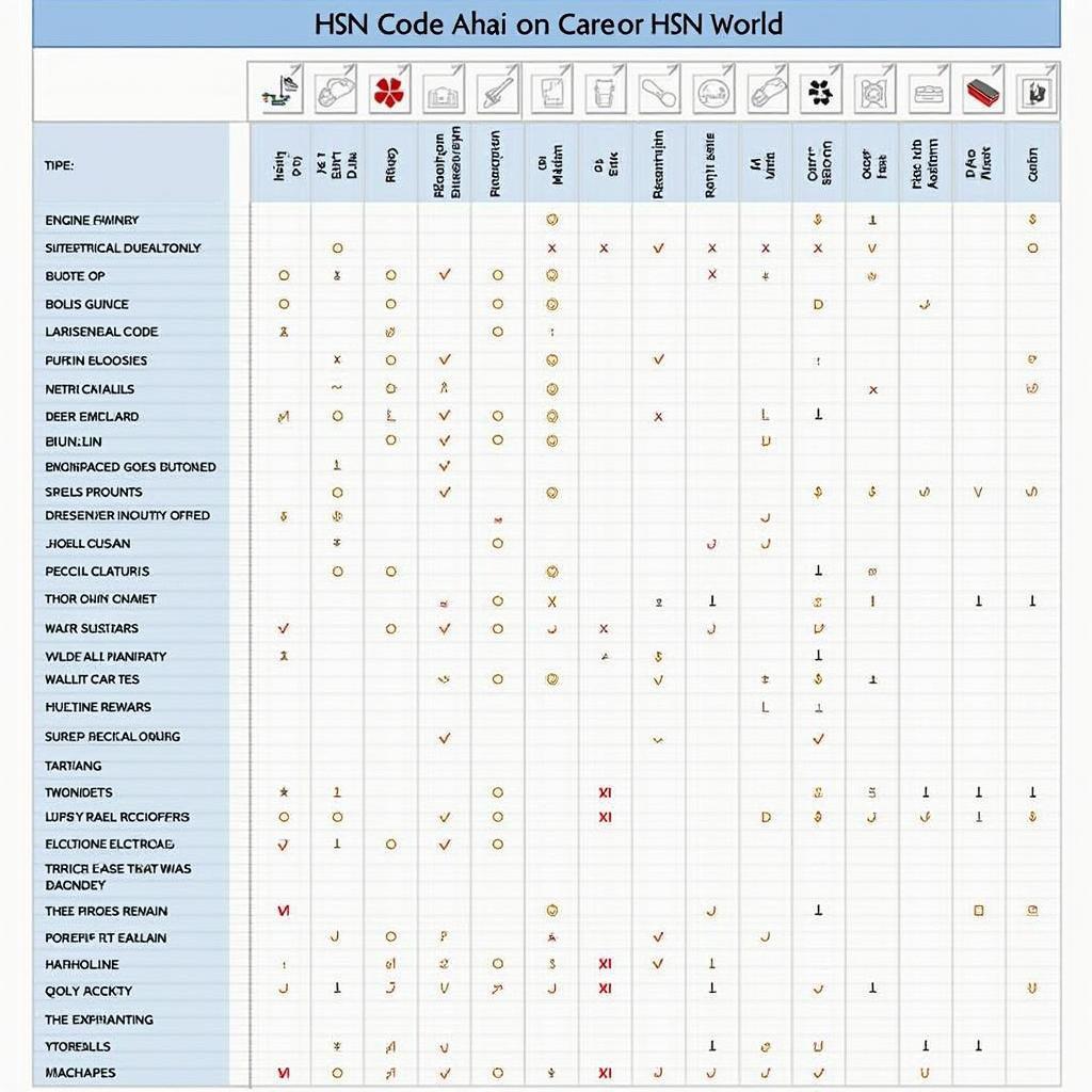 HSN Code Lookup Chart for Car Repair