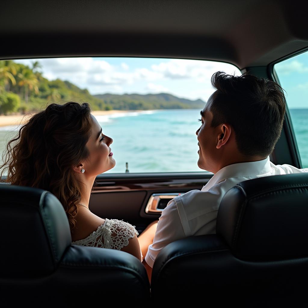 Couple Enjoying Luxury Chauffeur Service in Huahin