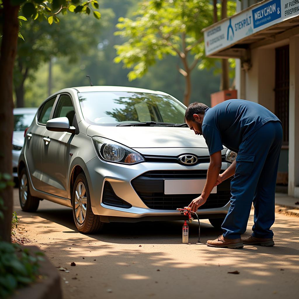 Maintaining an i10 in Delhi's climate