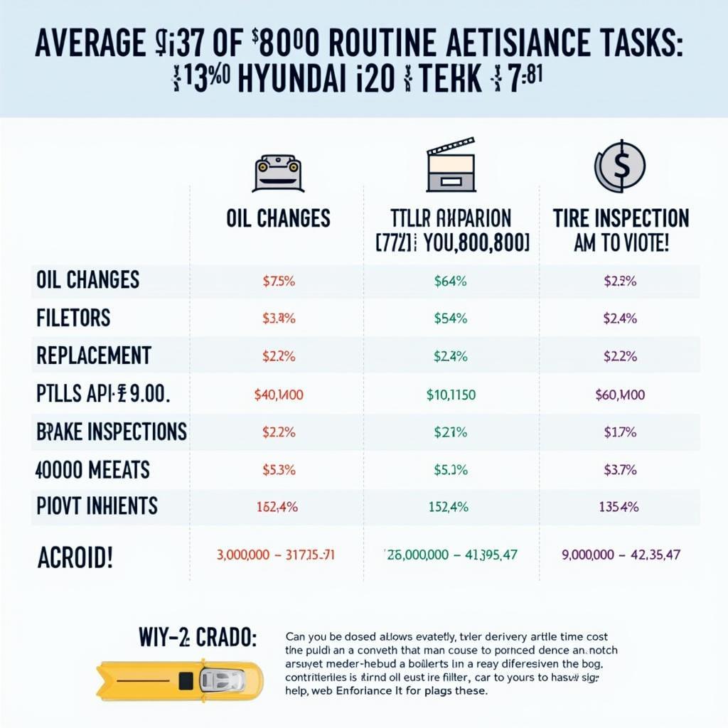 Hyundai i20 Routine Maintenance Cost Breakdown