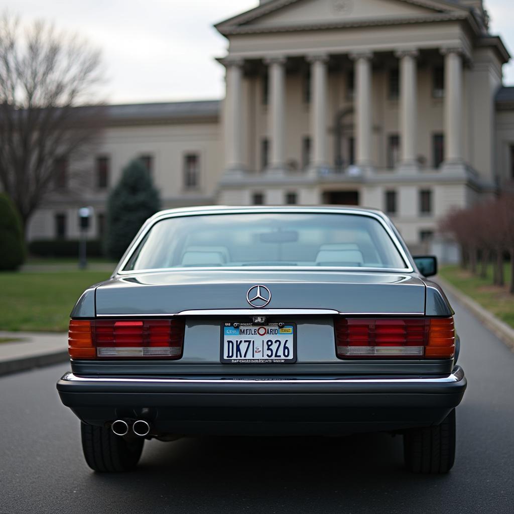 IFS Officer's Car on a Diplomatic Mission