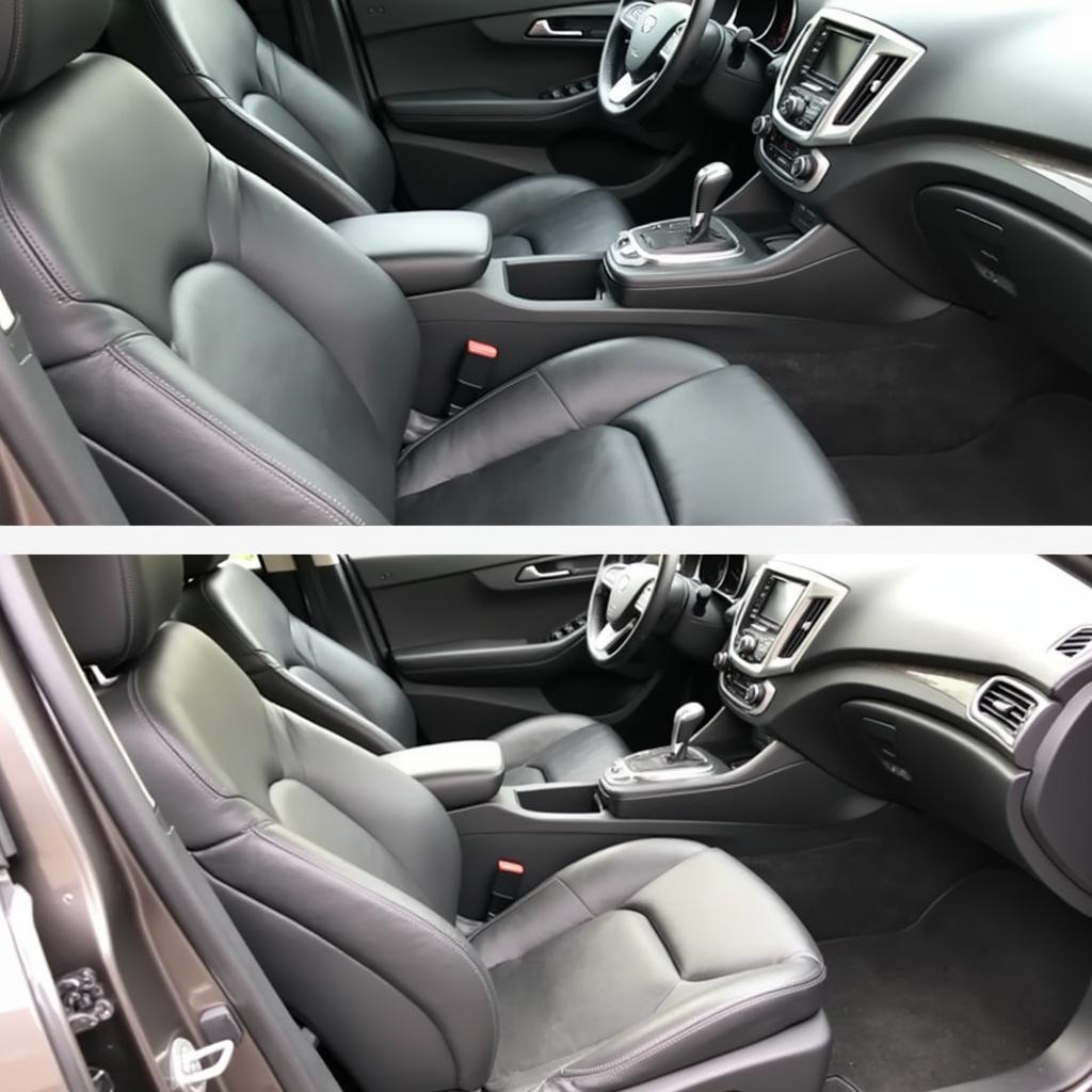 Interior car detailing in Dandenong focuses on deep cleaning and conditioning the entire car cabin, including vacuuming, shampooing, and leather care.