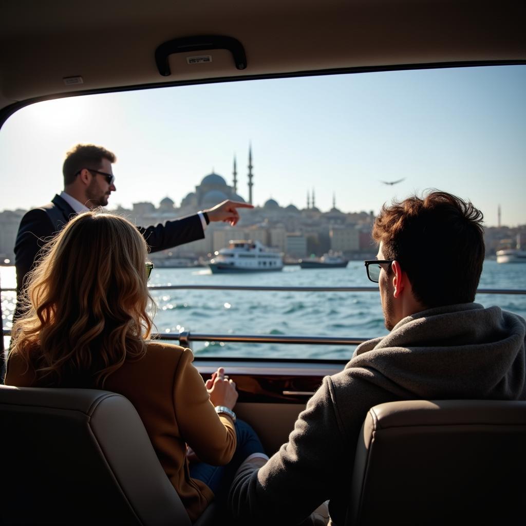 Istanbul Car Service City Tour: Passengers Enjoying Scenic Views