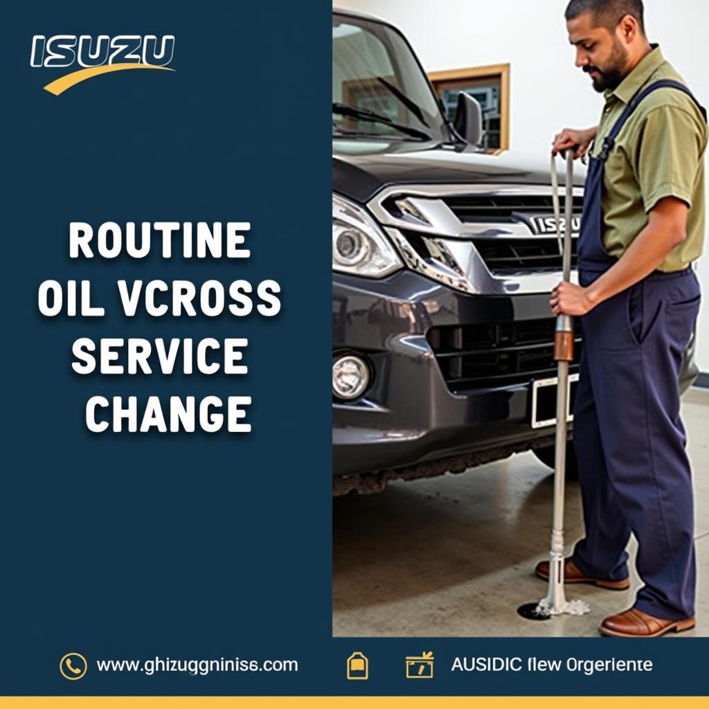 Isuzu VCross undergoing regular maintenance in Goa