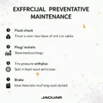 Preventative Maintenance Checklist for Jaguar Owners