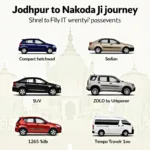 Car options for Jodhpur to Nakoda-ji trip