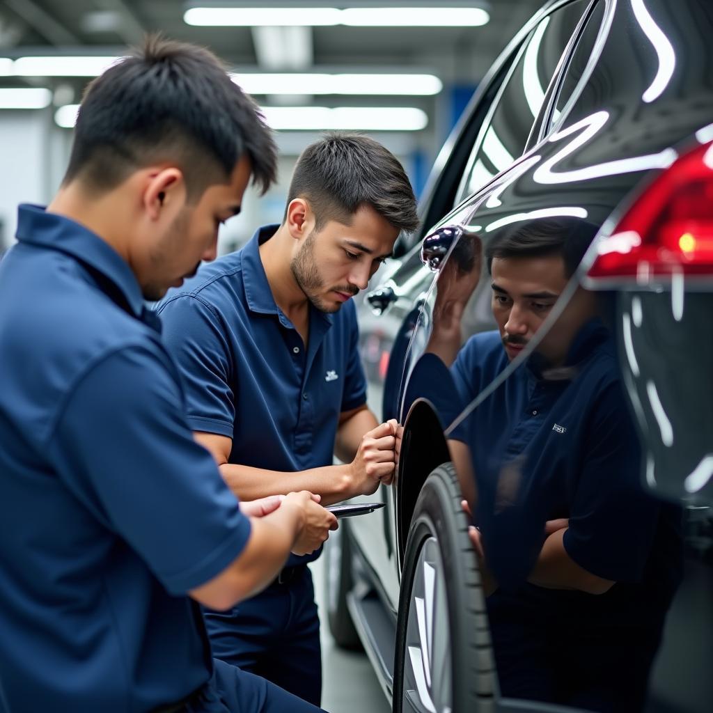 Skilled Technicians at Kaunan Car Service Center Kota