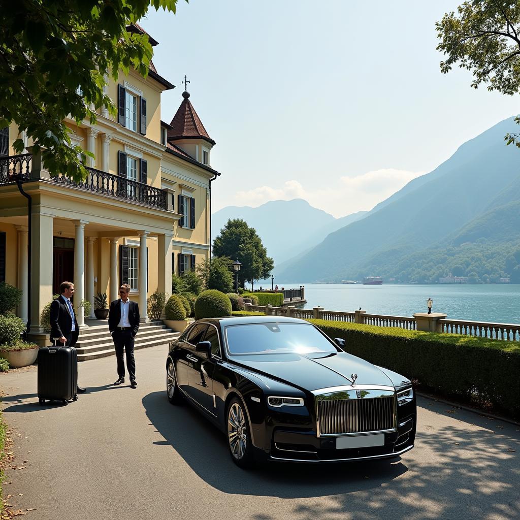 Arrival at a Luxurious Lake Como Hotel