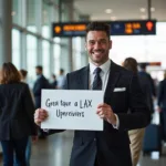 Meet and greet service at LAX airport arrival