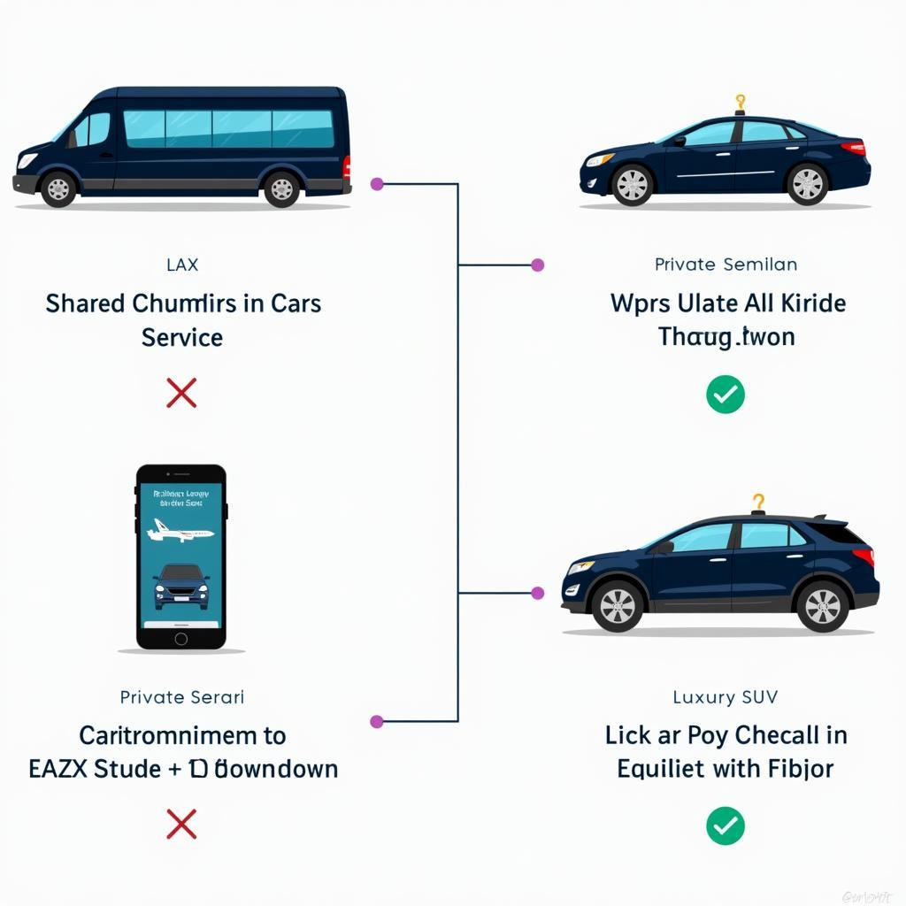 LAX to Downtown Car Service Options