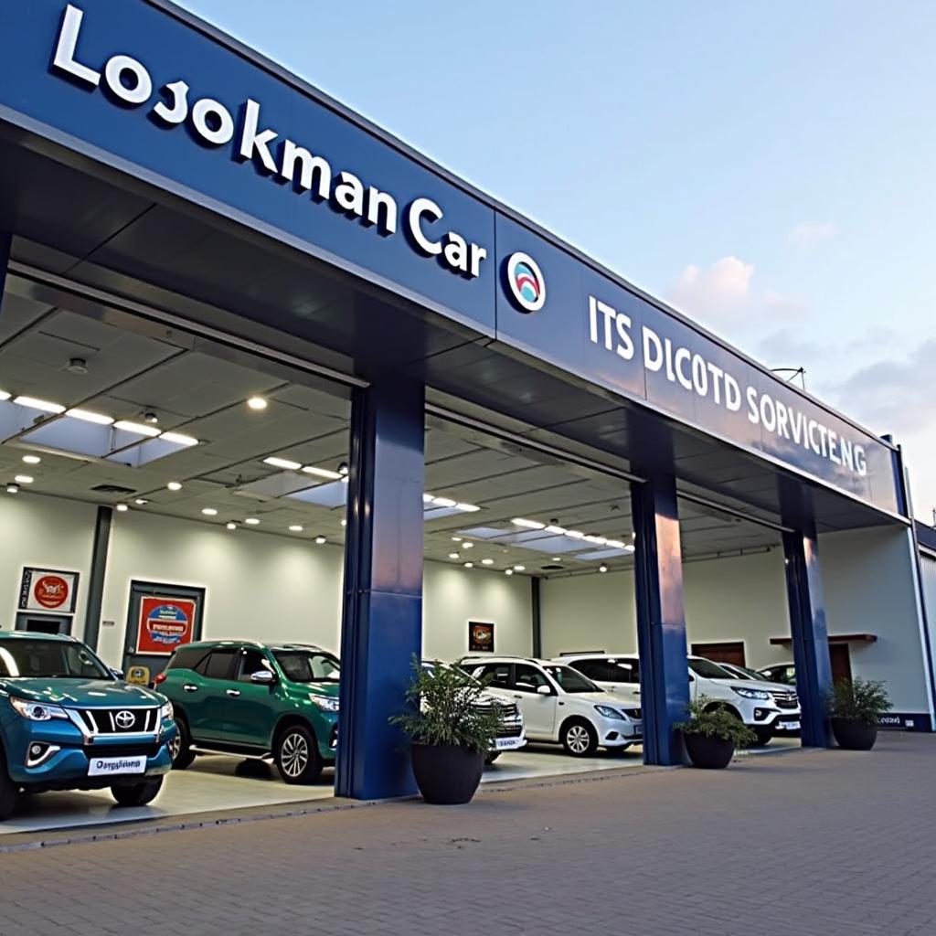 Lookman Car Service Building in Trichy KK Nagar