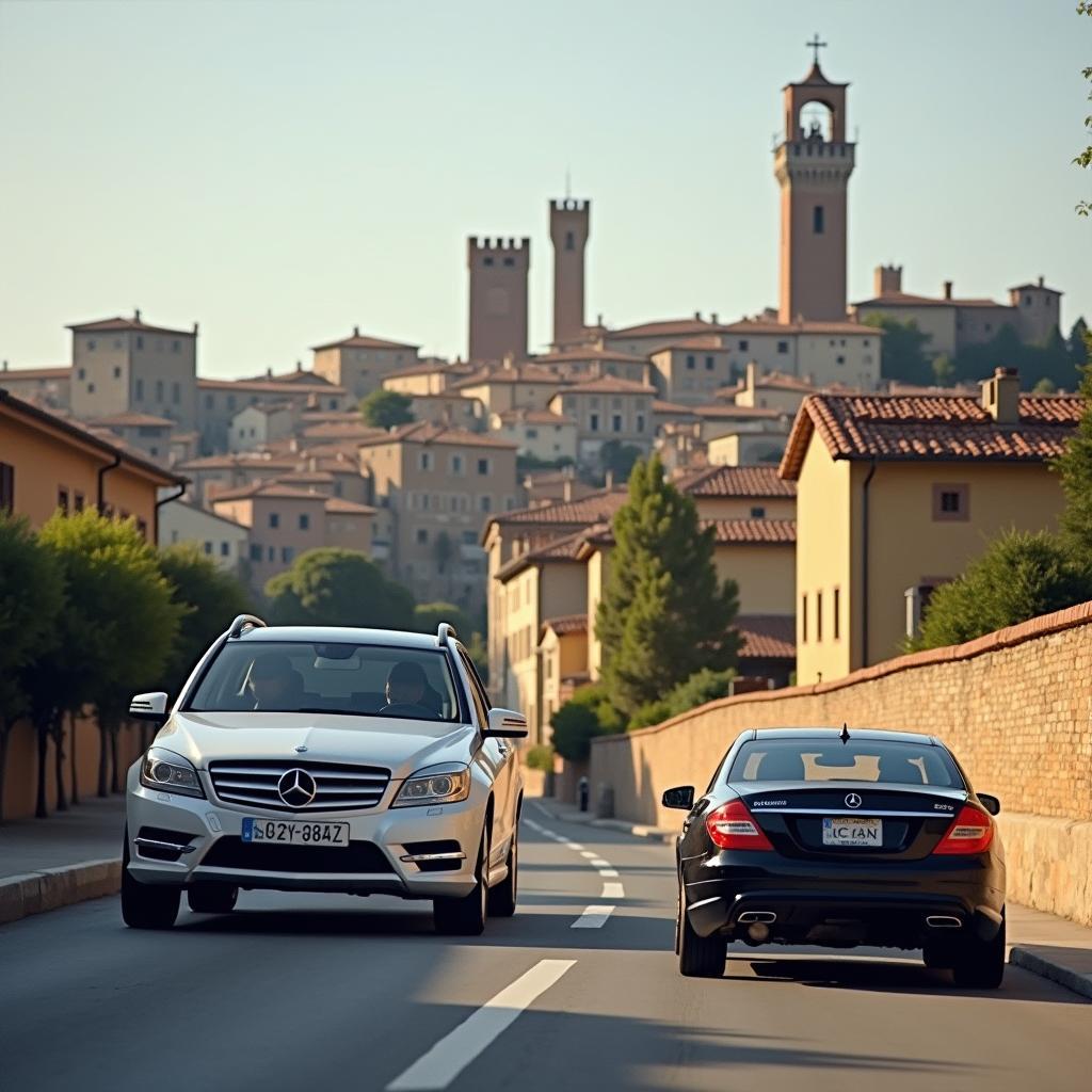 Arrival in Lucca: Historic City Walls