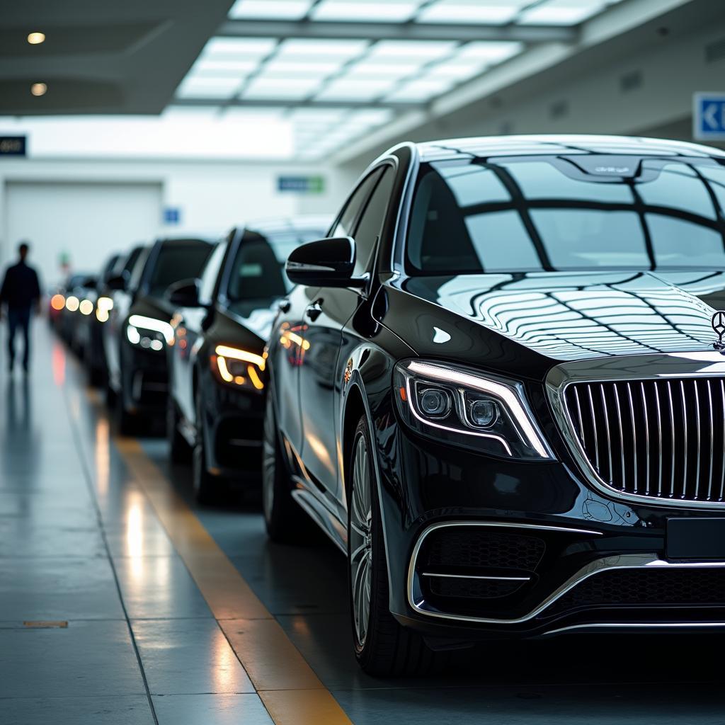 Luxury Car Fleet for Airport Transfers