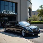 Luxury Car Service Arriving at AT&T Stadium