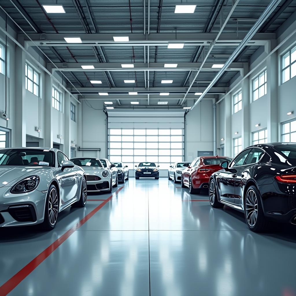 State-of-the-Art Luxury Car Service Facility