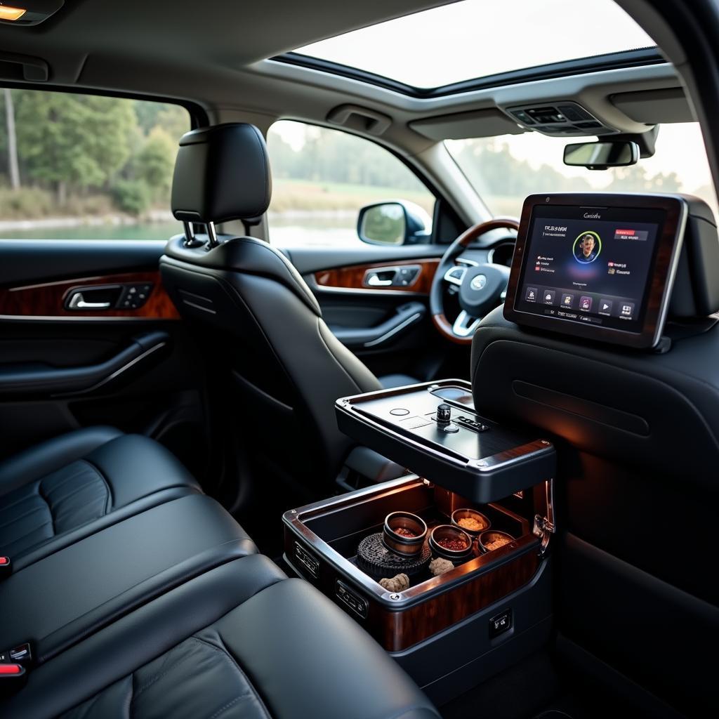 Luxury Car Service Interior Amenities