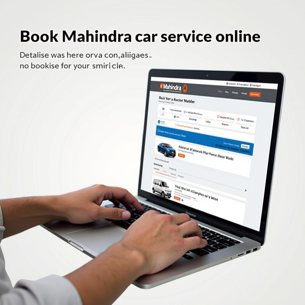 Mahindra Online Service Booking