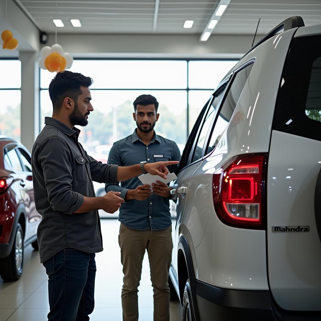 Mahindra Showroom Customer Interaction