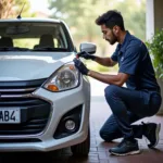 Maruti Mobile Car Service Technician at Work