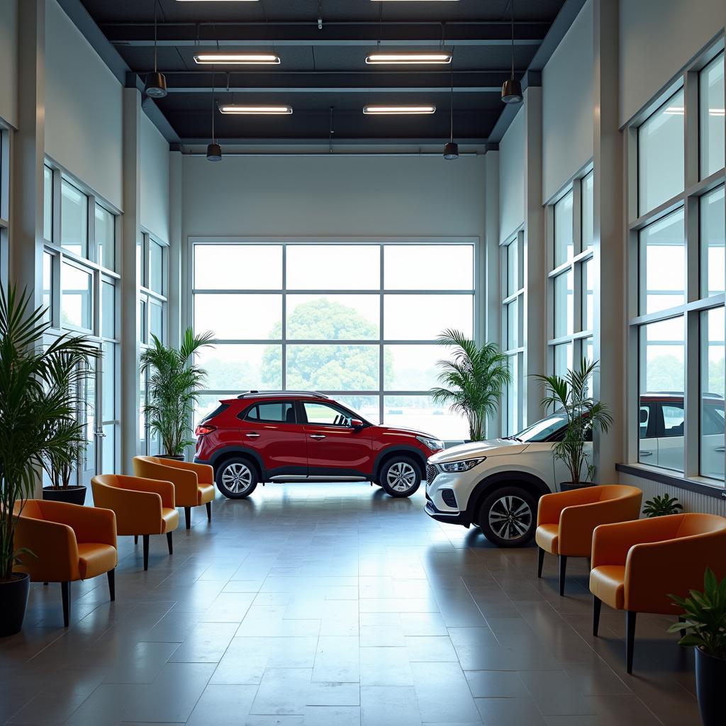 Maruti Service Center Waiting Area