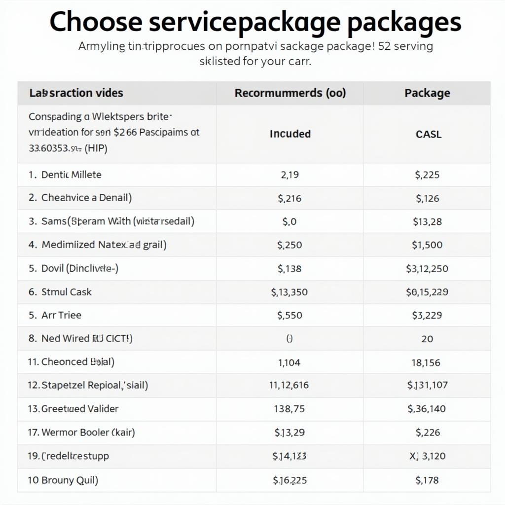 Comparing Maruti Suzuki service packages