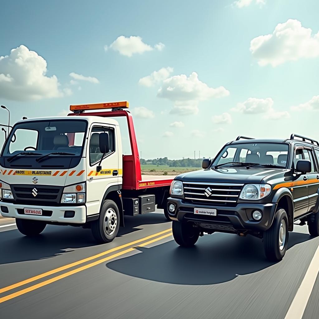 Maruti Suzuki On Road Service Tow Truck