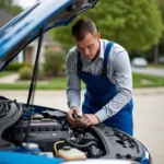 Mechanic Performing Car Service at Home in Ghaziabad