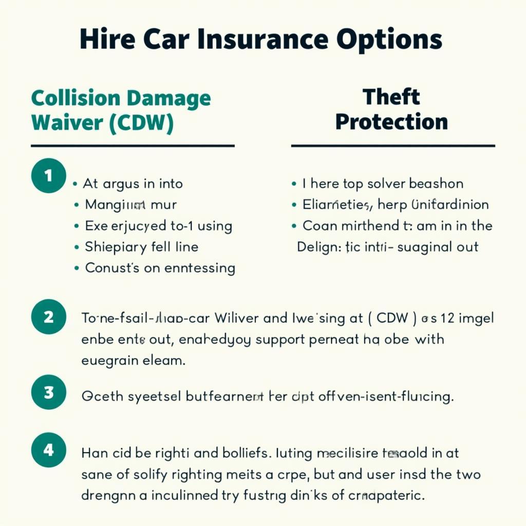 Understanding Melbourne Hire Car Insurance Options: CDW and Theft Protection