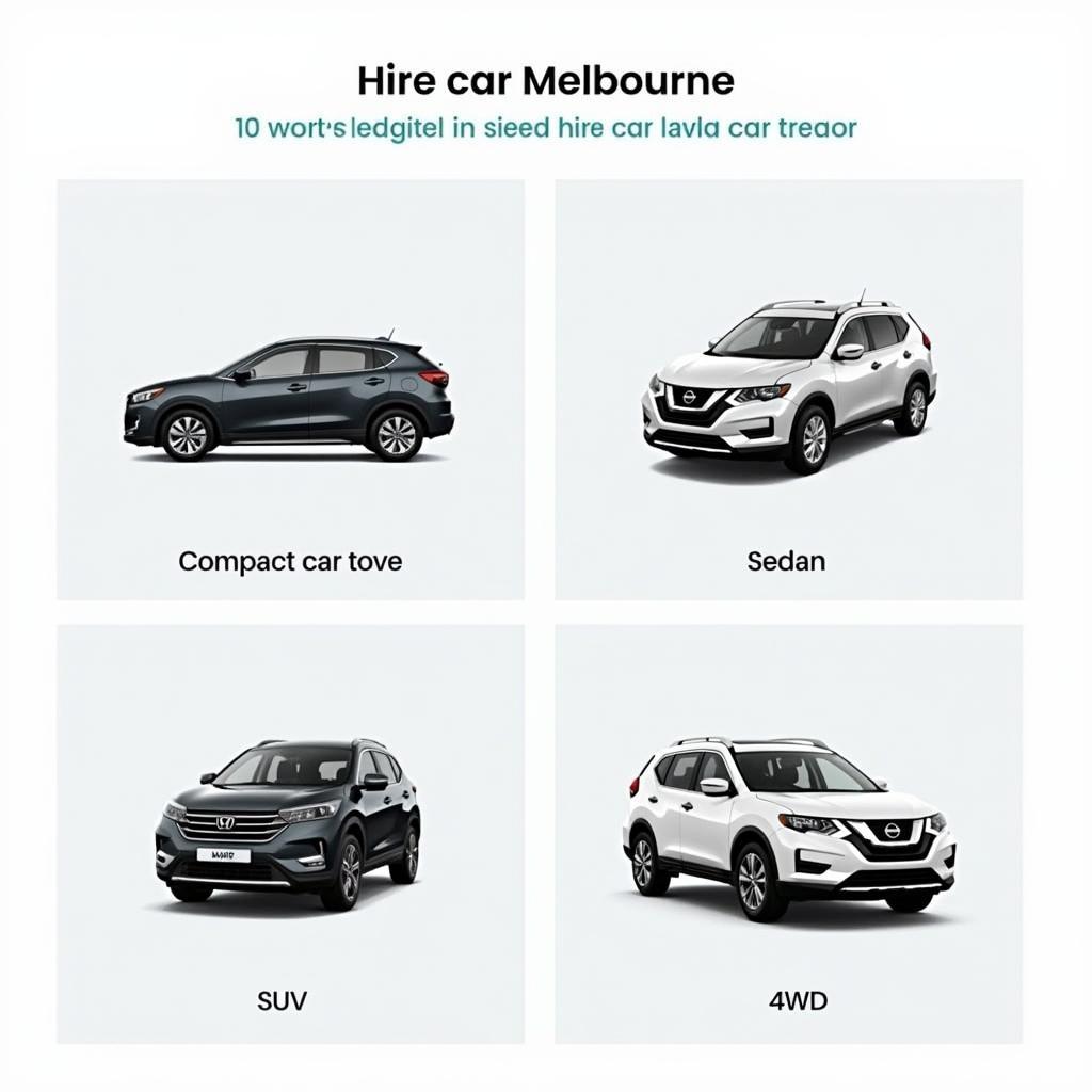 Melbourne Hire Car Options: Compact, Sedan, SUV, and 4WD